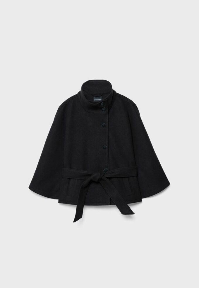Soft-Touch Cape Jacket