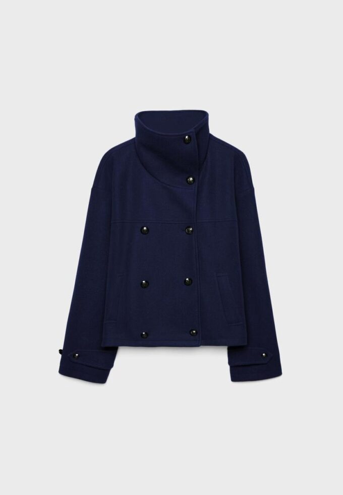 Soft-Touch Crossover High Neck Jacket Soft-Touch Crossover High Neck Jacket