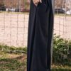 Soft-Touch Elasticated Waist Palazzo Joggers