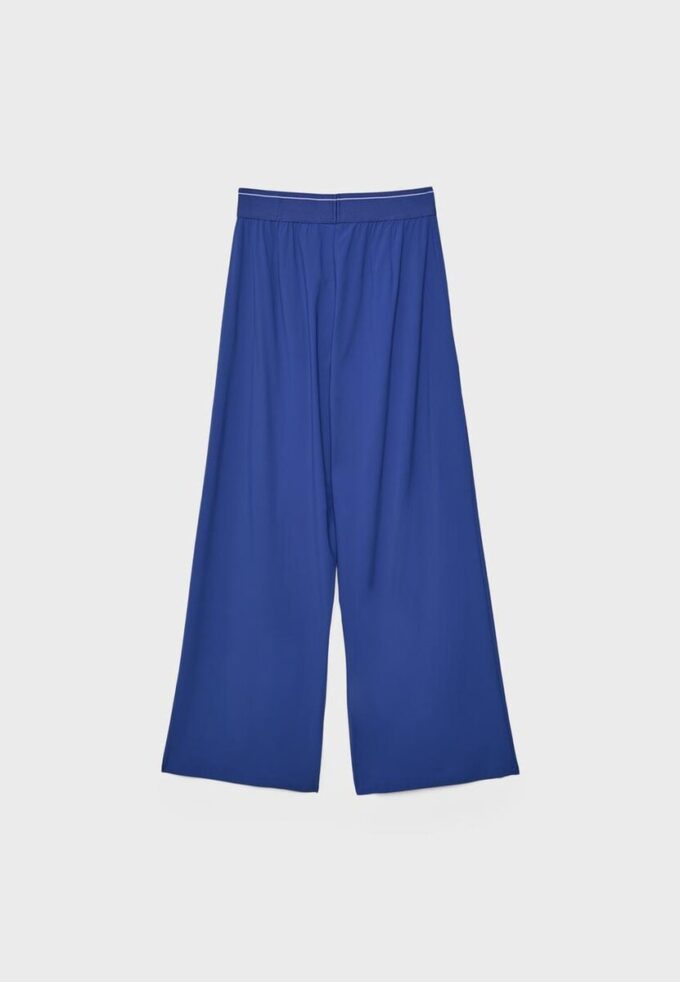 Soft-Touch Elasticated Waist Palazzo Joggers