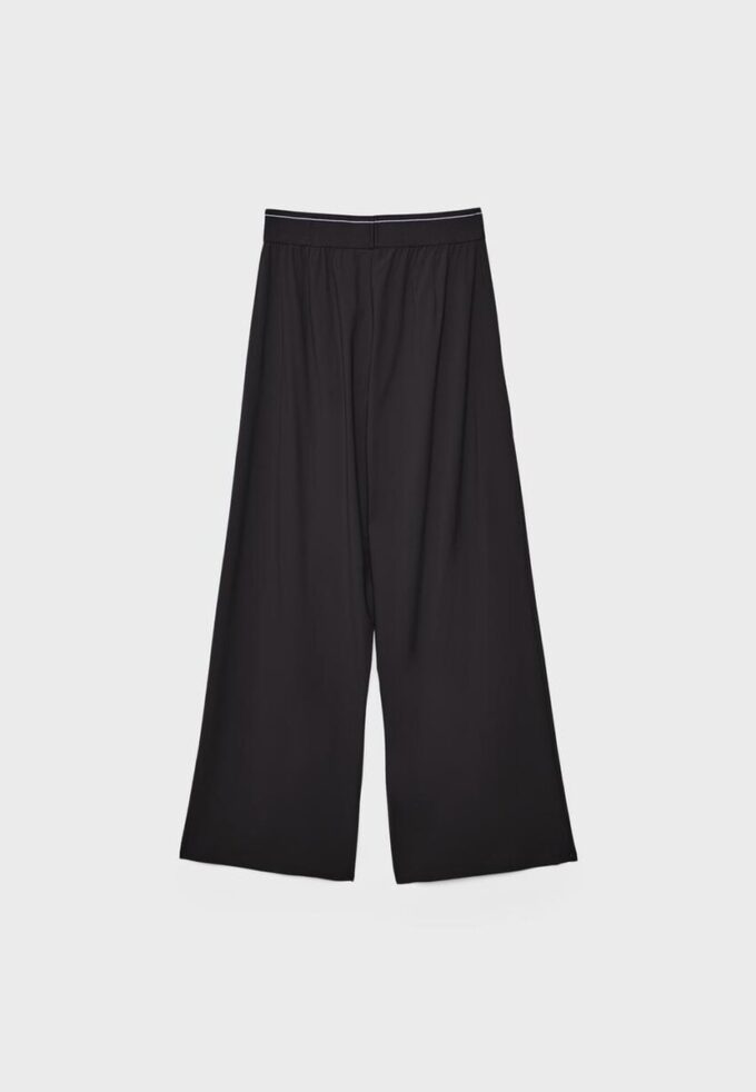 Soft-Touch Elasticated Waist Palazzo Joggers