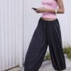 Soft-Touch Flowing Balloon Trousers Soft-Touch Flowing Balloon Trousers