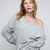 Soft-Touch Knit Boat Neck Sweater Soft-Touch Knit Boat Neck Sweater