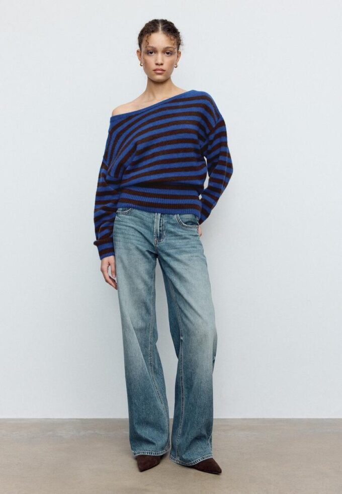 Soft-Touch Knit Boat Neck Sweater Soft-Touch Knit Boat Neck Sweater