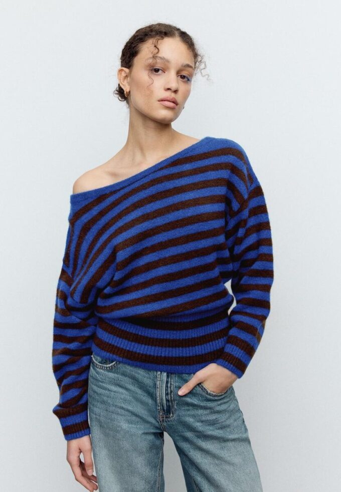 Soft-Touch Knit Boat Neck Sweater Soft-Touch Knit Boat Neck Sweater