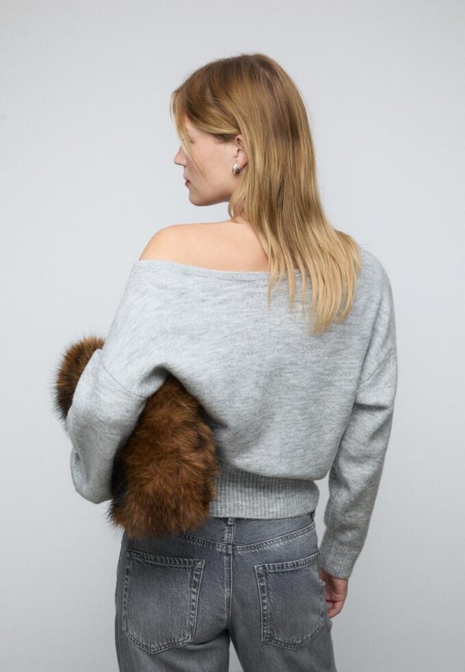 Soft-Touch Knit Boat Neck Sweater Soft-Touch Knit Boat Neck Sweater