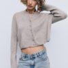 Soft-Touch Knit Cardigan with Buttons Soft-Touch Knit Cardigan with Buttons
