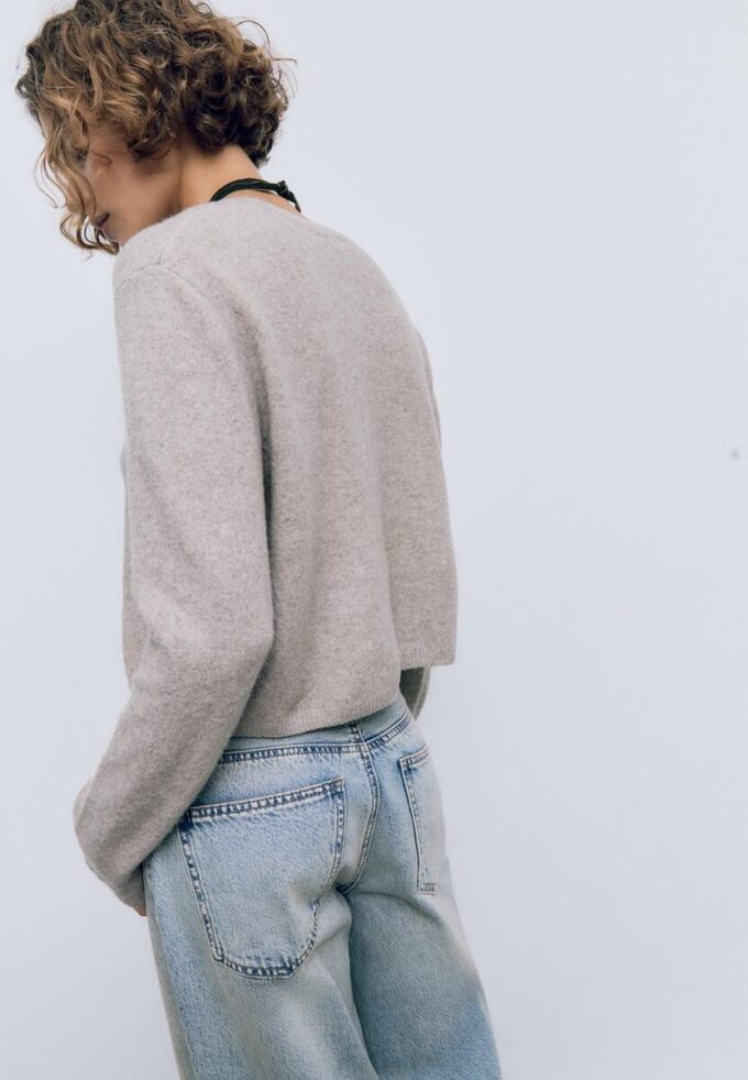 Soft-Touch Knit Cardigan with Buttons Soft-Touch Knit Cardigan with Buttons