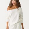 Soft-Touch Off-The-Shoulder Sweatshirt Soft-Touch Off-The-Shoulder Sweatshirt