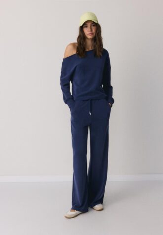Soft-Touch Off-The-Shoulder Sweatshirt Soft-Touch Off-The-Shoulder Sweatshirt
