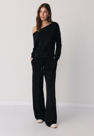 Soft-Touch Off-The-Shoulder Sweatshirt Soft-Touch Off-The-Shoulder Sweatshirt