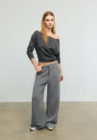 Soft-Touch Off-The-Shoulder Sweatshirt Soft-Touch Off-The-Shoulder Sweatshirt