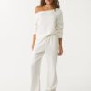 Soft-Touch Off-The-Shoulder Sweatshirt Soft-Touch Off-The-Shoulder Sweatshirt