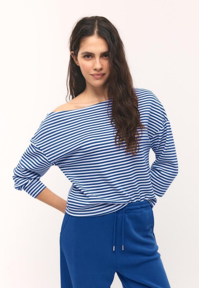 Soft-Touch Off-The-Shoulder Sweatshirt Soft-Touch Off-The-Shoulder Sweatshirt
