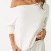 Soft-Touch Off-The-Shoulder Sweatshirt Soft-Touch Off-The-Shoulder Sweatshirt
