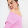 Soft-Touch Off-The-Shoulder Sweatshirt Soft-Touch Off-The-Shoulder Sweatshirt