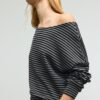 Soft-Touch Off-The-Shoulder Sweatshirt Soft-Touch Off-The-Shoulder Sweatshirt