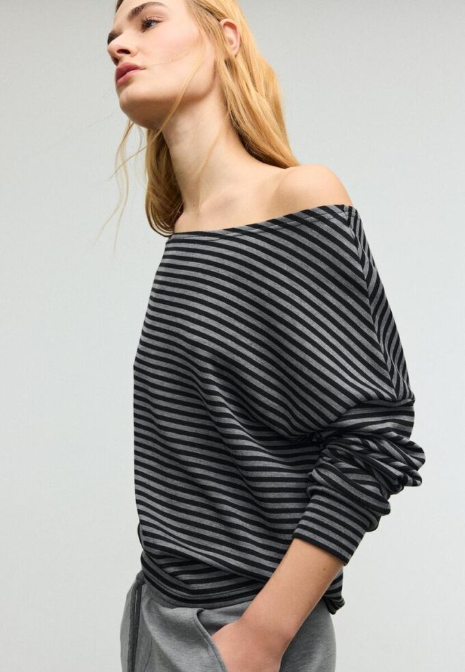 Soft-Touch Off-The-Shoulder Sweatshirt Soft-Touch Off-The-Shoulder Sweatshirt