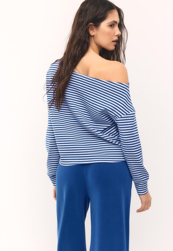 Soft-Touch Off-The-Shoulder Sweatshirt Soft-Touch Off-The-Shoulder Sweatshirt