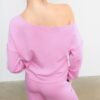 Soft-Touch Off-The-Shoulder Sweatshirt Soft-Touch Off-The-Shoulder Sweatshirt