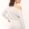 Soft-Touch Off-The-Shoulder Sweatshirt Soft-Touch Off-The-Shoulder Sweatshirt