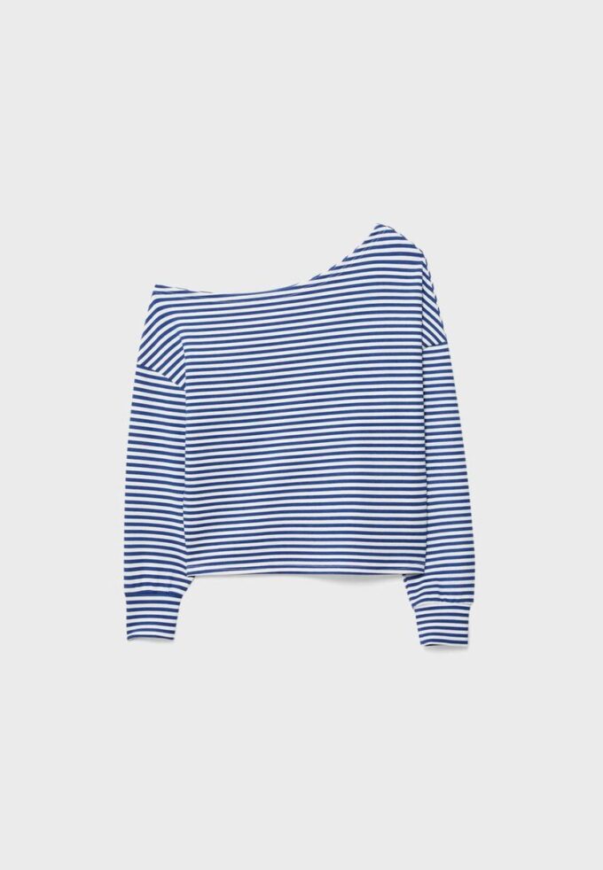 Soft-Touch Off-The-Shoulder Sweatshirt Soft-Touch Off-The-Shoulder Sweatshirt