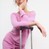 Soft-Touch Off-The-Shoulder Sweatshirt Soft-Touch Off-The-Shoulder Sweatshirt