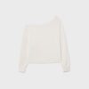 Soft-Touch Off-The-Shoulder Sweatshirt Soft-Touch Off-The-Shoulder Sweatshirt