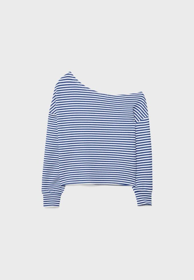 Soft-Touch Off-The-Shoulder Sweatshirt Soft-Touch Off-The-Shoulder Sweatshirt