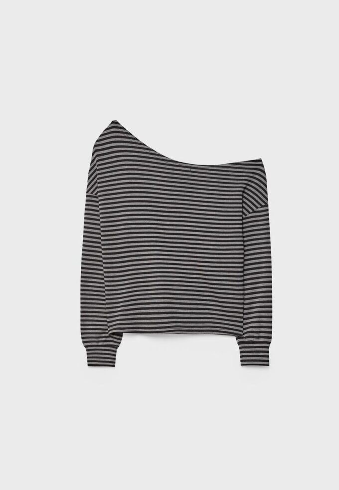 Soft-Touch Off-The-Shoulder Sweatshirt Soft-Touch Off-The-Shoulder Sweatshirt