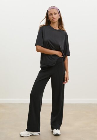 Soft-Touch Oversize Turtleneck