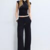 Soft-Touch Palazzo Jogger Trousers Soft-Touch Palazzo Jogger Trousers