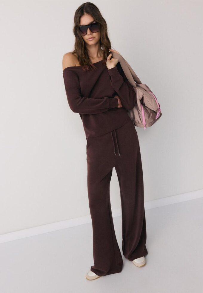 Soft-Touch Palazzo Jogger Trousers Soft-Touch Palazzo Jogger Trousers