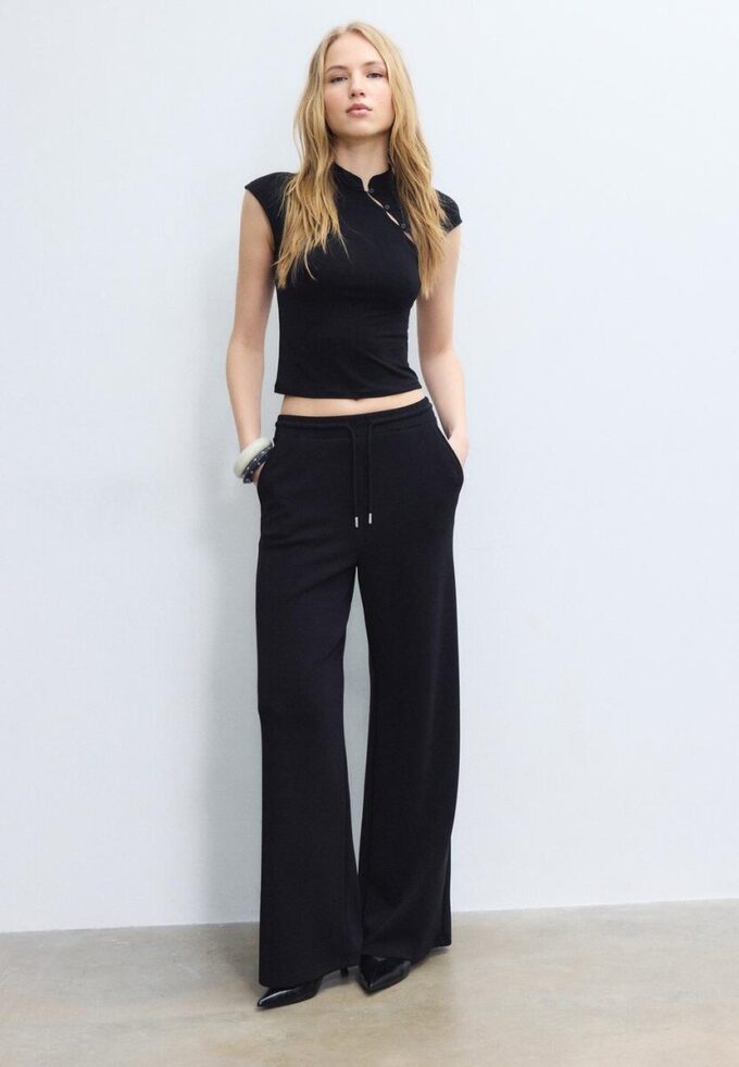 Soft-Touch Palazzo Jogger Trousers Soft-Touch Palazzo Jogger Trousers