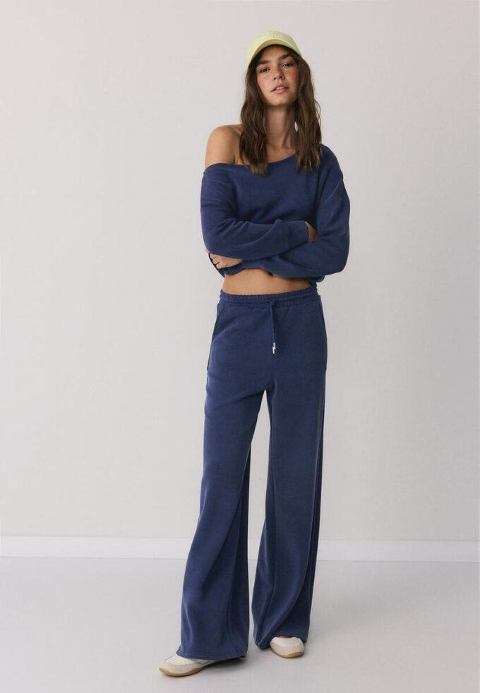 Soft-Touch Palazzo Jogger Trousers Soft-Touch Palazzo Jogger Trousers