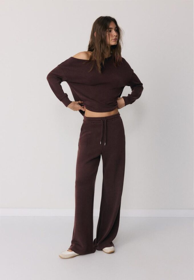 Soft-Touch Palazzo Jogger Trousers Soft-Touch Palazzo Jogger Trousers
