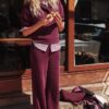 Soft-Touch Palazzo Jogger Trousers
