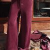 Soft-Touch Palazzo Jogger Trousers