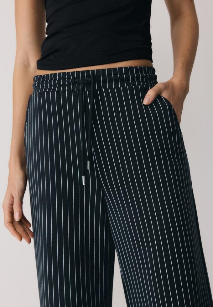 Soft-Touch Palazzo Jogger Trousers Soft-Touch Palazzo Jogger Trousers