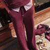 Soft-Touch Palazzo Jogger Trousers