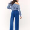Soft-Touch Palazzo Jogger Trousers