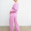 Soft-Touch Palazzo Jogger Trousers