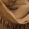 Soft Touch Shoulder Bag with Fringe Detail