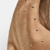 Soft Touch Shoulder Bag with Rhinestones