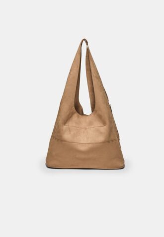 Soft Touch Shoulder Bag with Zips