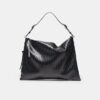 Soft Touch Shoulder Bag with Zips