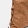 Soft-Touch Shoulder Bag with Zips