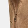 Soft Touch Shoulder Bag with Zips