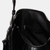 Soft Touch Shoulder Bag with Zips