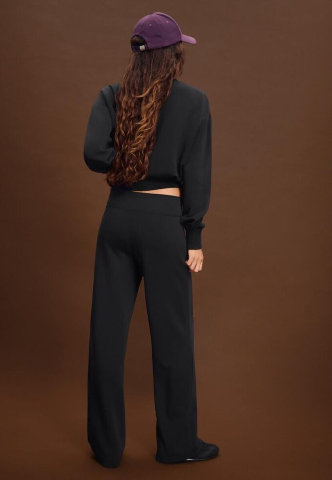 Soft-Touch Straight-Leg Jogger Trousers with Pintuck Detail Soft-Touch Straight-Leg Jogger Trousers with Pintuck Detail